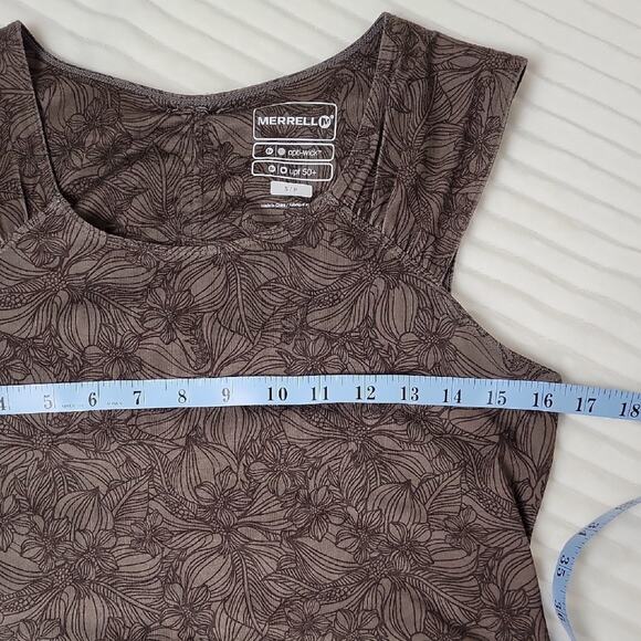 Merrell Petite Small Sleeveless Hiking Sport Travel Dress Opti-Wick SFP 50 Fall - Picture 6 of 11